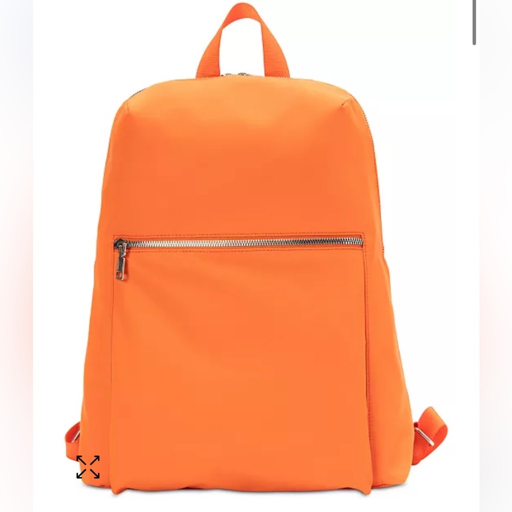 Vibrant Orange Backpack- Nylon Layla Backpack,